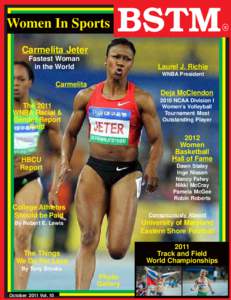 Women In Sports  BSTM Carmelita Jeter Fastest Woman