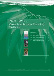 PART TWO Visual Landscape Planning Methods Background 9