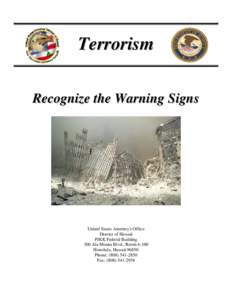 Microsoft Word - TerrorismInformation.doc