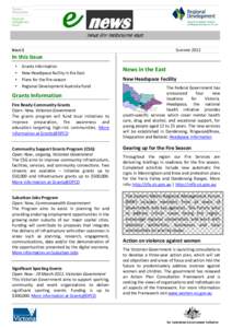 Microsoft Word - E News - Issue 1 - Summer[removed]doc