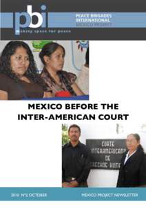 Organization of American States / Crimes against humanity / Human rights abuses / Forced disappearance / Counter-terrorism / Inter-American Commission on Human Rights / Peace Brigades International / Mexico / International Convention for the Protection of All Persons from Enforced Disappearance / Crime / International relations / Criminal law