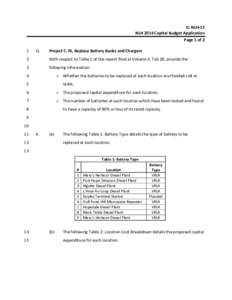 IC‐NLH‐57  NLH 2014 Capital Budget Application  Page 1 of 2  1   Q. 