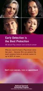 Early detection is the best protection - brochure June 2006