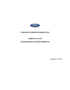 Microsoft Word - PRESENTATION OF FORD MOTOR COMPANY12-2_House Final_.doc