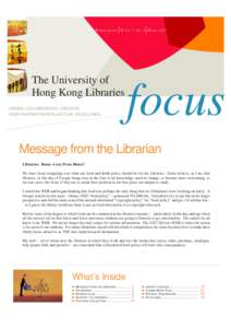 New Series  Vol. 7, No. 2 The University of Hong Kong Libraries