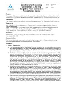 Microsoft Word - Conditions for Promoting Certification and Using Registrar Trade Marks and Accreditation Marks.docx