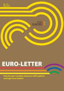 No. 177 May 2010 EUROPE:  EURO-LETTER
