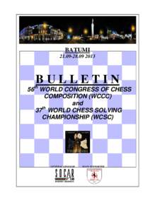 BATUMI BULLETIN  56th WORLD CONGRESS OF CHESS