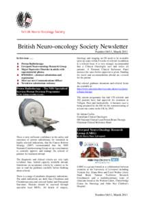 British Neuro-oncology Society Newsletter