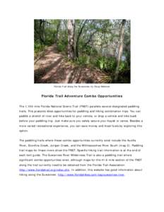 Microsoft Word - Florida Trail Adventure Combo Opportunities