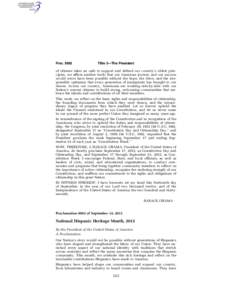 Proc[removed]Title 3—The President of citizens takes an oath to support and defend our country’s oldest principles, we affirm another truth: that our American journey and our success would never have been possible wit