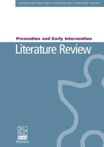 Prevention and Early Intervention Literature review