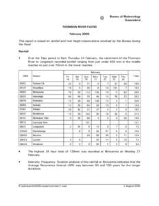 States and territories of Australia / Thomson River / Muttaburra /  Queensland / Windorah / Jundah /  Queensland / Flood warning / Shire of Longreach / Longreach /  Queensland / Cooper Creek / Central West Queensland / Geography of Queensland / Geography of Australia