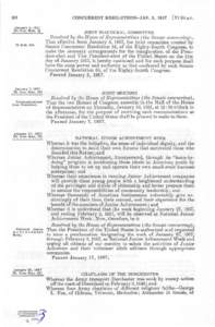 Religion in the United States / Four Chaplains / Military chaplain / Alexander D. Goode / George L. Fox / Chaplain / Clark V. Poling / 84th United States Congress / United States Senate / Anglican saints / Military personnel / Military