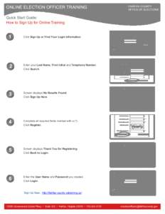 Virginia State Board of Elections Online Election Officer Training 