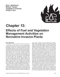 Ecological succession / Fire / Fire ecology / Forest ecology / Wildfires / Wildland fire suppression / Propagule pressure / Introduced species / Forest / Systems ecology / Forestry / Environment