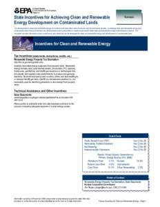 Soil contamination / Technology / Earth / Brownfield land / Superfund / Renewable energy / Landfill gas / Brownfield regulation and development / United States Wind Energy Policy / Environment / Low-carbon economy / Town and country planning in the United Kingdom