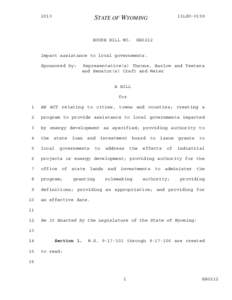 Public finance / Dodd–Frank Wall Street Reform and Consumer Protection Act / Wyoming / Federal assistance in the United States / Grants