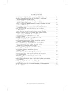 BOOK REVIEWS MAULDIN, Thomas Wolfe: When Do the Atrocities Begin? by Elizabeth Crowder . . . . . . . . . . . 106 MITCHELL, ed., Windows of the Heart: The Correspondence of Thomas Wolfe and Margaret Roberts, by James W. C