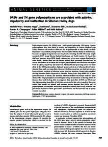 Population genetics / Genetic genealogy / G protein coupled receptors / Dopamine receptor D4 / Attention deficit hyperactivity disorder / Dopamine receptor / Zygosity / Polymorphism / Microsatellite / Biology / Genetics / Classical genetics