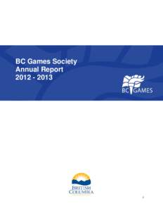 BC Games Society Annual Report[removed]
