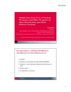 Nuclear proliferation / Nuclear-weapon-free zone / Nuclear weapons / Nuclear Non-Proliferation Treaty / African Nuclear Weapon Free Zone Treaty / Southeast Asian Nuclear-Weapon-Free Zone Treaty / Treaty of Tlatelolco / Arms control / NPT Review Conference / Law / International relations / Politics