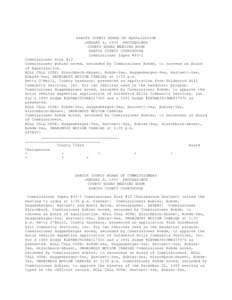 DAKOTA COUNTY BOARD OF EQUALIZATION JANUARY 4, 1993 PROCEEDINGS COUNTY BOARD MEETING ROOM DAKOTA COUNTY COURTHOUSE Commissioner Tapes #93-1 Commissioner Disk #13