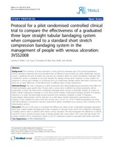 Weller et al. Trials 2010, 11:26 http://www.trialsjournal.com/contentSTUDY PROTOCOL  TRIALS