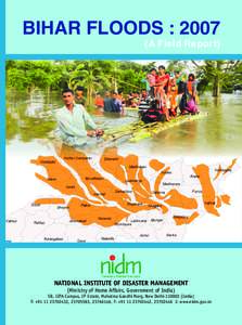 Floods in Bihar / Hydrology / Flood control / Mithila / Floods in India / North Bihar / Floodplain / Bihar / Flood / Gandaki River / Outline of Bihar / Bihar flood