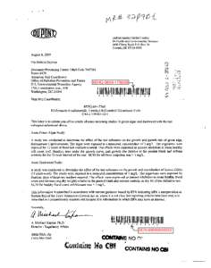 8EHQ-09-17560B  TSCA 8(e) Notice