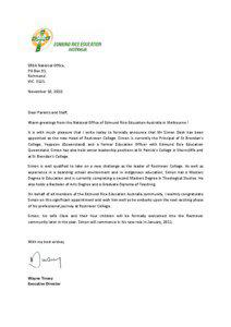 Microsoft Word - Letter to Rostrevor Parents and staff