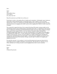 Finance / Real estate / Banking / Economy of the United States / Home Affordable Modification Program / Foreclosure / Mortgage loan / United States Department of Housing and Urban Development / Loan modification company / United States housing bubble / Mortgage / Subprime mortgage crisis