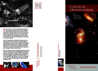 Hubble Space Telescope / Cosmologists / Space telescopes / Las Campanas Observatory / Giant Magellan Telescope / Edwin Hubble / Observatory / Carnegie Institution for Science / Alan Dressler / Astronomy / Science / Space