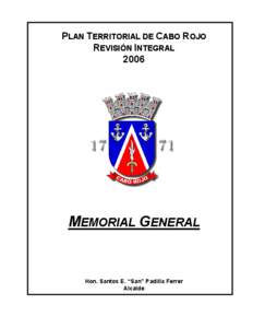 PLAN TERRITORIAL DE CABO ROJO REVISIÓN INTEGRAL 2006