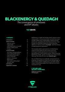 BlackEnergy & Quedagh: The convergence of crimeware and APT attacks