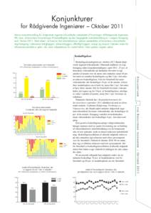 Konjunkturer for Rådgivende Ingeniører – Oktober 2011 Denne konjunkturmåling for rådgivende ingeniørvirksomheder udarbejdet af Foreningen af Rådgivende Ingeniører, FRI, viser, at branchens forventninger til besk