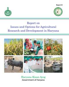 Report on Issues and Options for Agricultural Research and Development in Haryana August 25, 2014