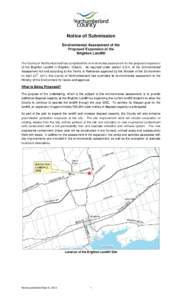 Landfill / Environmental design / Environmental impact assessment / Impact assessment / Sustainable development / Leachate / Cobourg /  Ontario / Brighton /  Ontario / Environment / Waste management / Sustainability