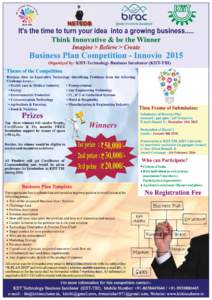 Ignite Innovote Incubate  Winners 1st prize : 2nd prize : 3rd prize :