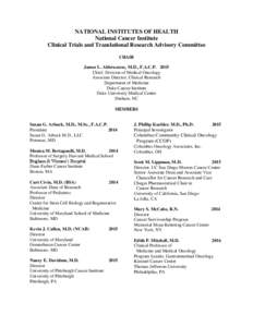 NCI-designated Cancer Center / University of Maryland Greenebaum Cancer Center / Year of birth missing / University of Pittsburgh Cancer Institute / Daniel Von Hoff / Barbara Ann Karmanos Cancer Institute / Medicine / Oncologists / Cancer organizations