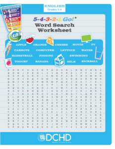 ENGLISH GradesGo!  Word Search