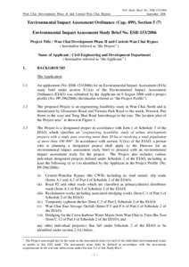 Victoria Harbour / Impact assessment / Central /  Hong Kong / Wan Chai North / Environmental impact assessment / Central-Wan Chai Bypass / Protection of the Harbour Ordinance / Wan Chai / Island Eastern Corridor / Geography of Hong Kong / Hong Kong Island / Hong Kong