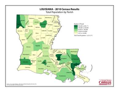 LOUISIANA[removed]Census Results  Caddo Lincoln Ouachita