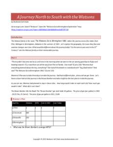 The Watsons Go to Birmingham – / Geographic information system / Birmingham / Fuel economy in automobiles / Ash Williams / Local government in England / Local government in the United Kingdom / Film / Flint /  Michigan