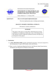 SEA ADS-B WG/5-WP[removed]Revised) International Civil Aviation Organization   