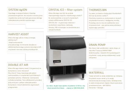 SYSTEM AgION  CRYSTAL ICE – filter system THERMOS BIN