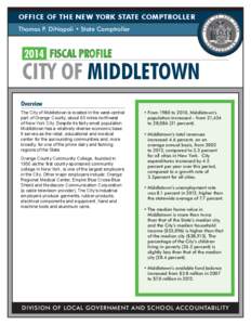 2014 Fiscal Profile - City of Middletown