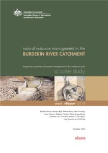 natural resource management in the  BURDEKIN RIVER CATCHMENT Integrated assessment of resource management at the catchment scale  a case study