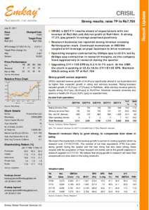 Business / CRISIL / Earnings before interest /  taxes /  depreciation and amortization / Irevna / Earnings before interest and taxes / Free cash flow / Profit margin / Net profit / Income / Generally Accepted Accounting Principles / Finance / Accountancy