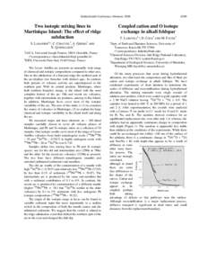 Goldschmidt Conference Abstracts[removed]Two isotopic mixing lines in Martinique Island: The effect of ridge subduction S. LABANIEH1*, C. CHAUVEL1, A. GERMA2 AND